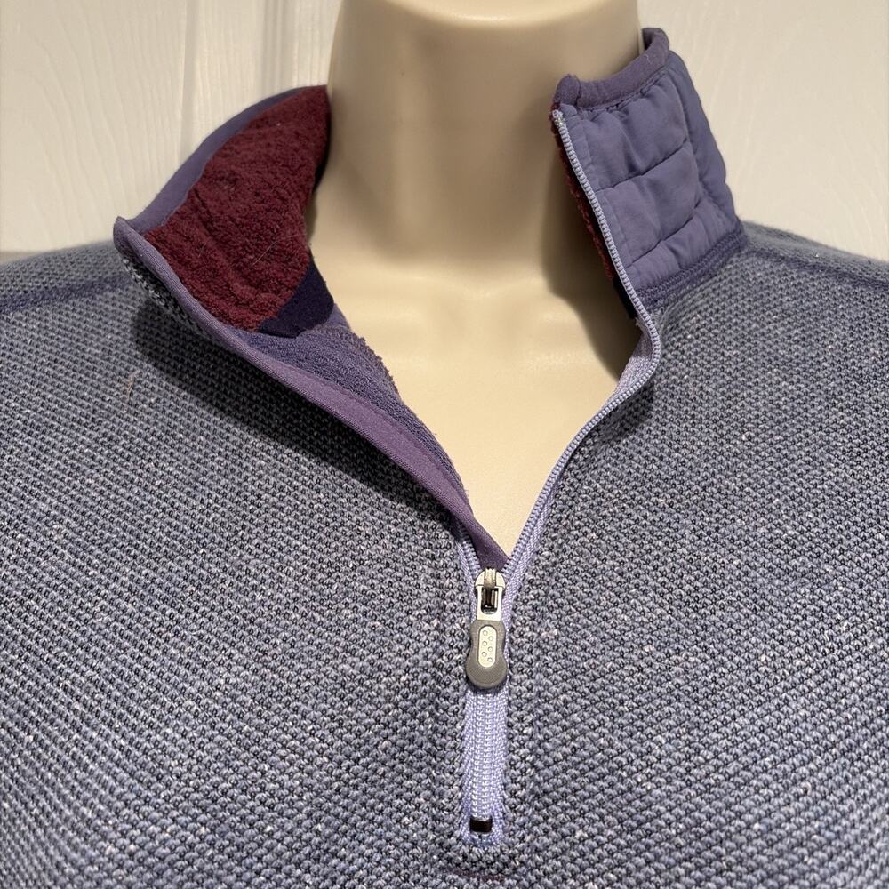 Vintage Patagonia Knit Fleece Pullover Women’s Quarter zip gray Quilted Panels - Picture 5 of 9